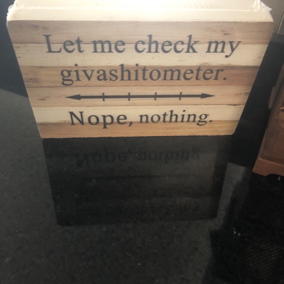 New Wood  Decor Sign - Picture 2 of 3